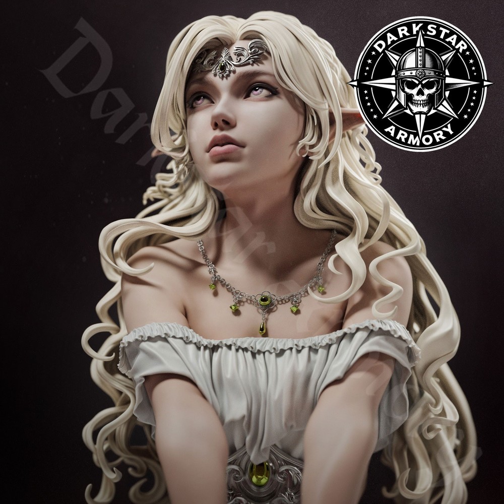 Elf Princess SFW Resin Female Figure Kit 1/6 1/12 1/18 1/24 CA 3D STUDIOS