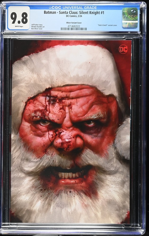 Batman - Santa Claus: Silent Knight 1 CGC 9.8 Oliver Variant Cover