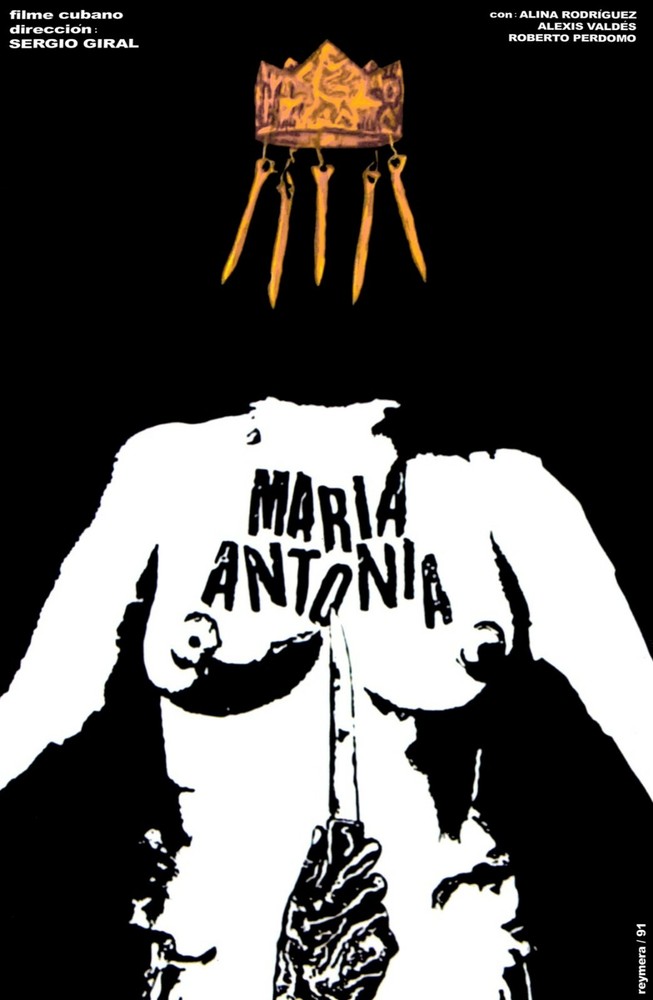 4672.Maria antonia.undressed woman.crown.movie.POSTER.Decoration.Graphic Art