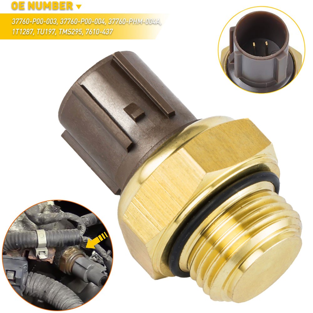 New IAT Sensor for Honda Civic Accord CR-V Acura MDX Element RSX TSX 37880PLC004