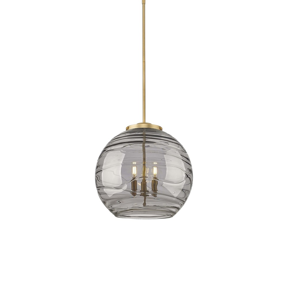 Innovations Lighting Athens Deco Brass Pendant 221-3S-20-18