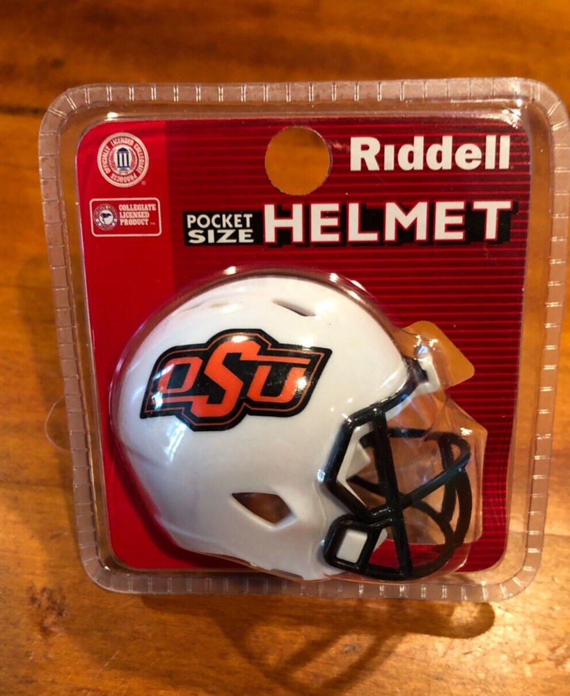 Oklahoma State Cowboys pocket pro helmet NEW Riddell Big 12 NCAA