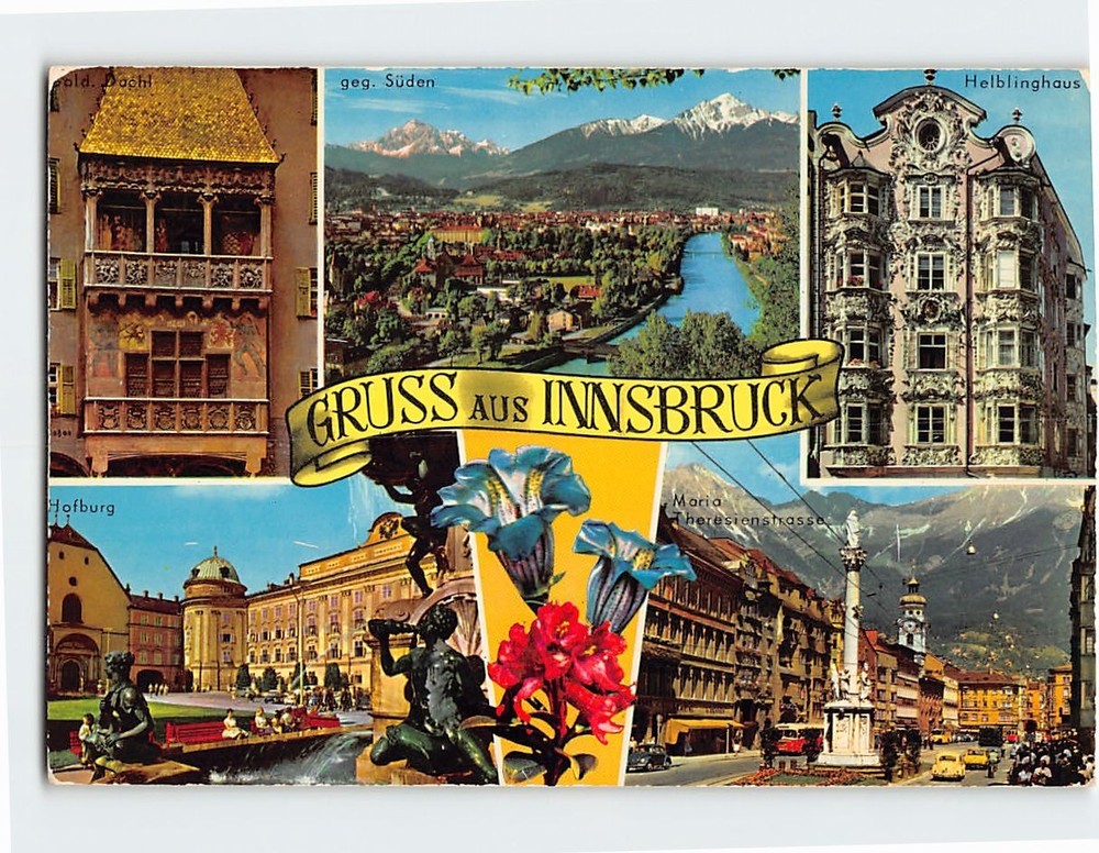 Postcard Gruss Aus Innsbruck Austria