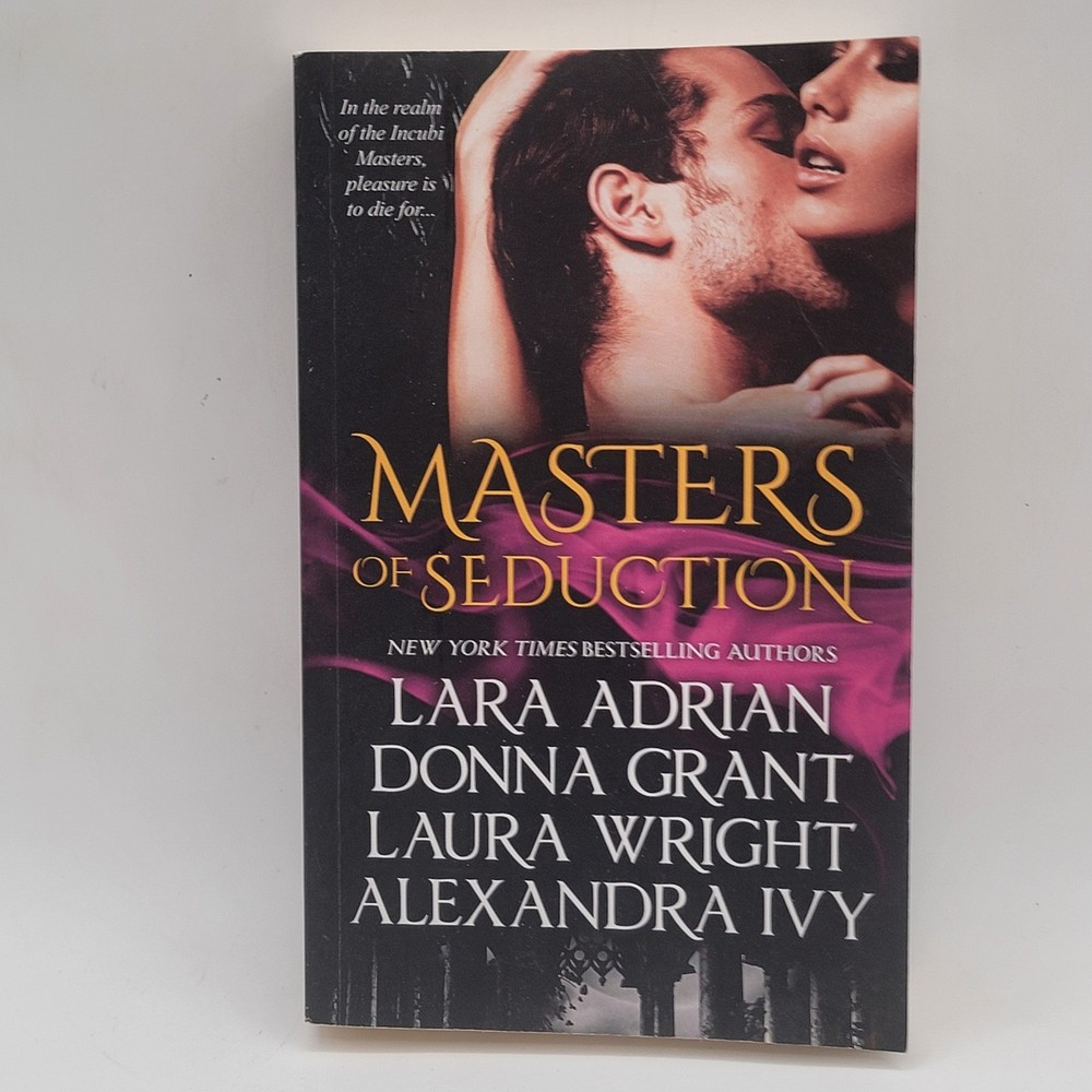 Masters of Seduction Lara Adrian Signed Paperback Paranormal Romance Anthology
