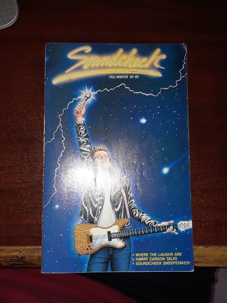 Vintage 1986 Program..Capitol Theatre/Meadowlands Seating Charts..New Jersey