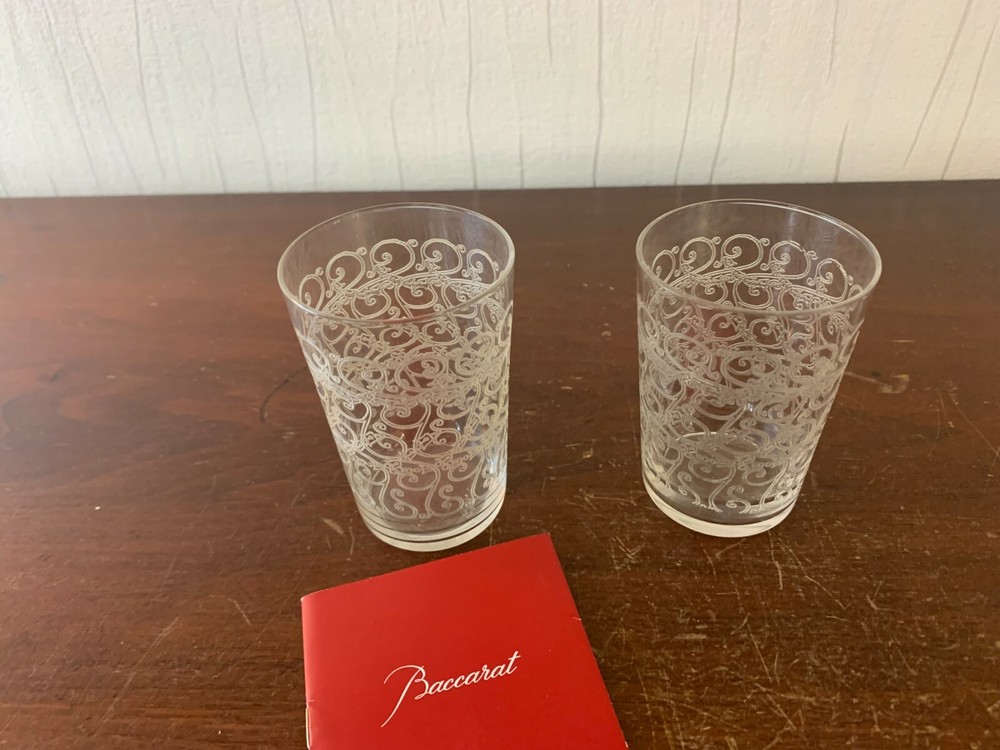 Set Of Two Rohan Model Glasses In Baccarat Crystal (Price For Both Glasses)