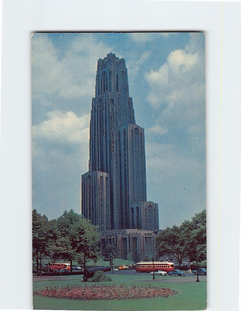 Postcard Cathedral of Learning Pittsburgh Pennsylvania USA