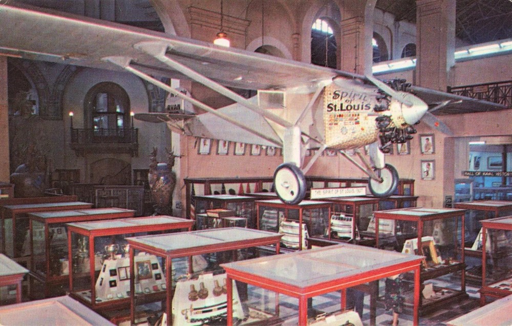 The Spirit of St Louis Plane - Smithsonian Institution - Washington DC Postcard