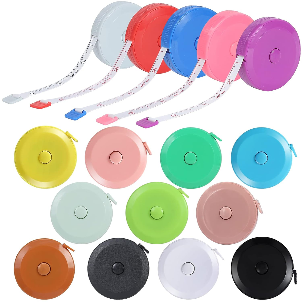 Tape Measure Soft Retractable Measuring 60-Inch/150Cm Double-Scale Metric Body