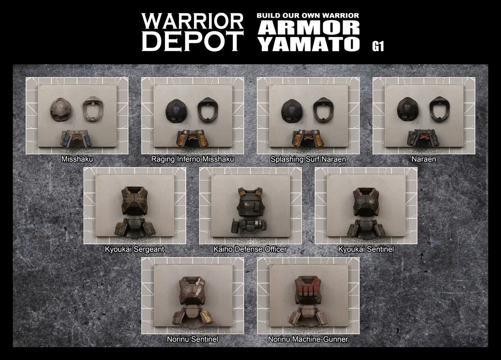 Acid Rain World Body Armor Yamato G1 - 1/18 3.75