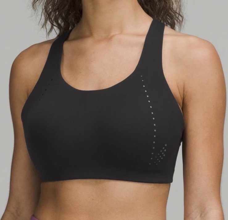 LULULEMON AIRSUPPORT BRA BLACK COLOR SIZE 34DD