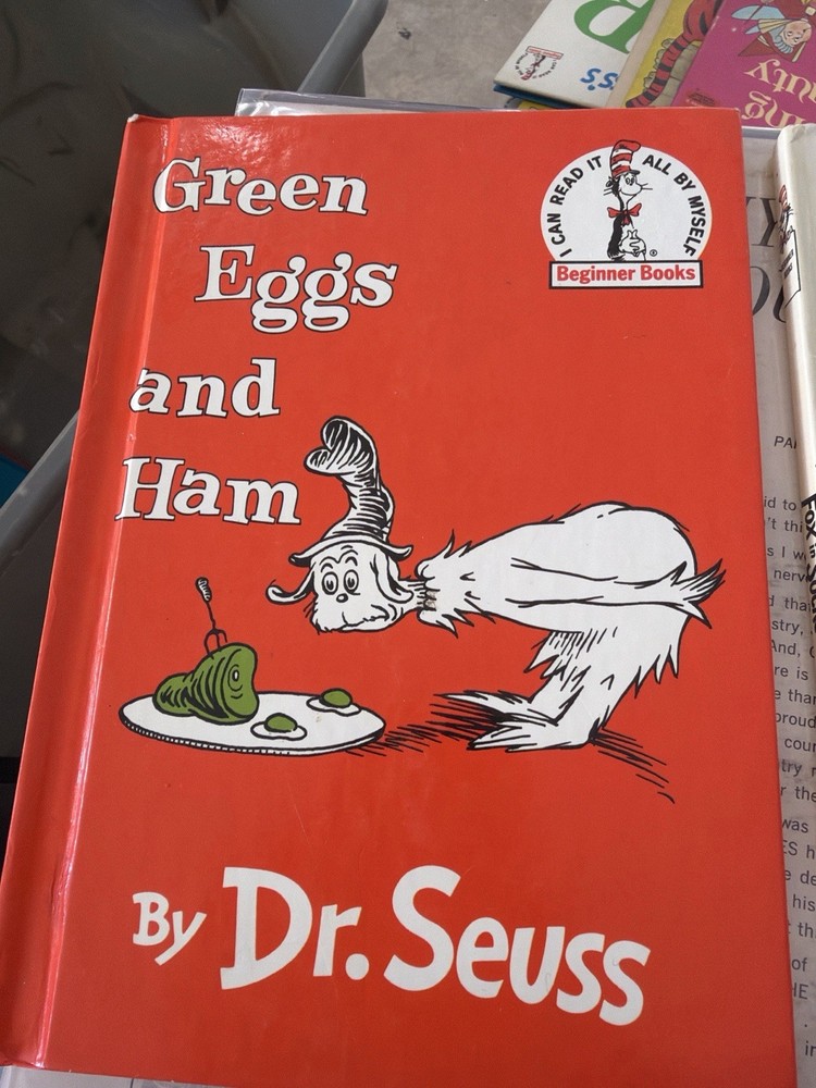 Green Eggs and Ham — By Dr. Seuss Hardcover (Beginner Books) Inscribed