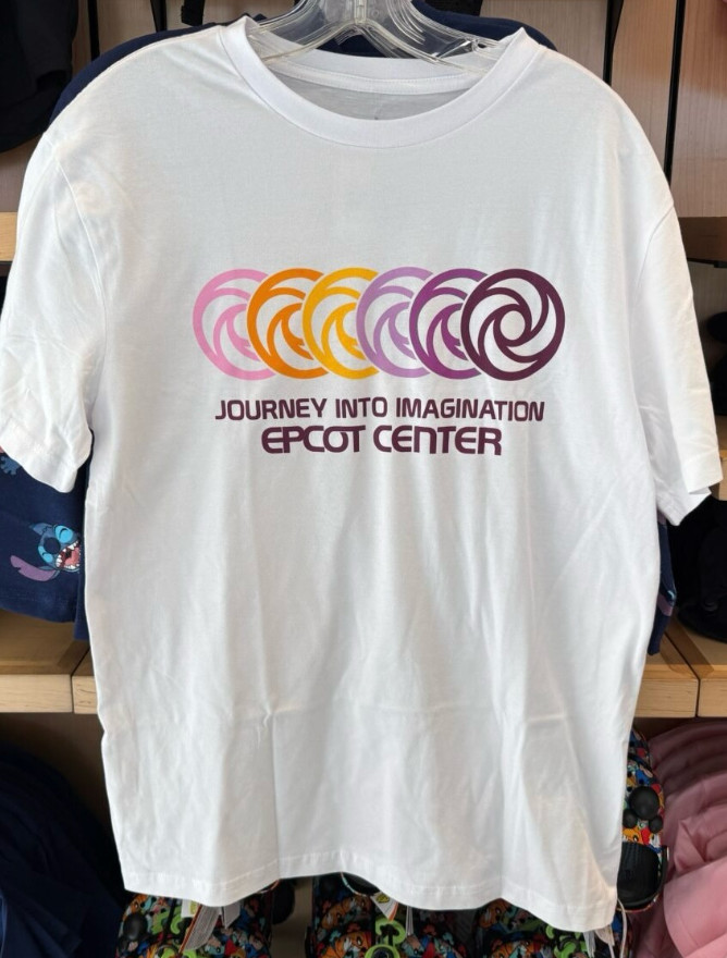 2026 Disney Parks Epcot Center Journey Into Imagination Logo T-Shirt