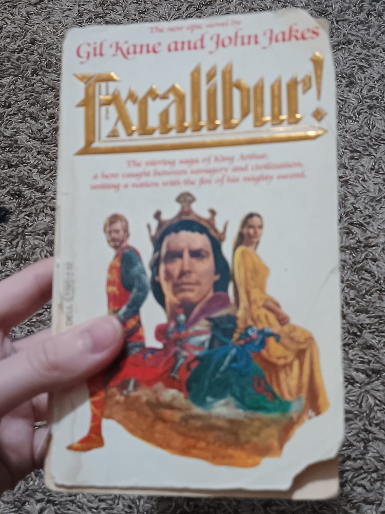 EXCALIBUR - KING ARTHUR by Kane, Gil; Jakes, John 1980 Paperback, Loose cover