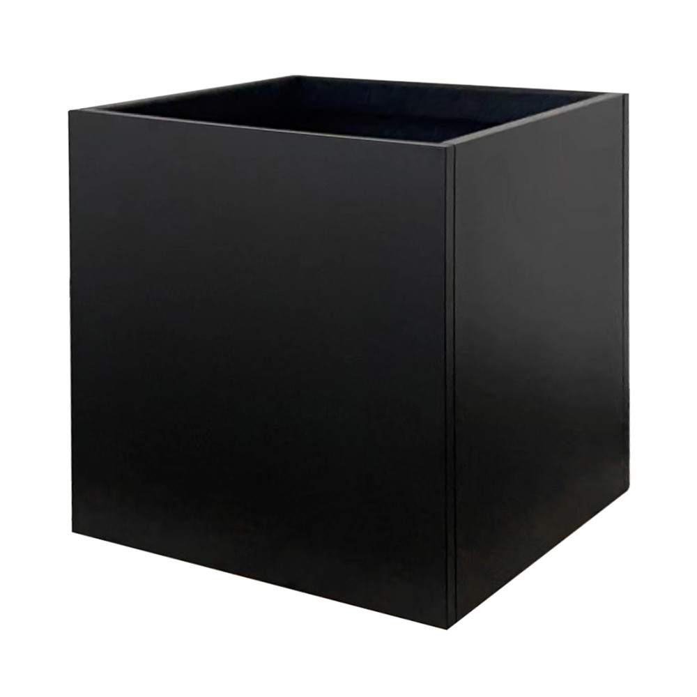 28 Inch Large Metal Steel Planter Box Squre Tree Planter for Outdoor Garden Yard