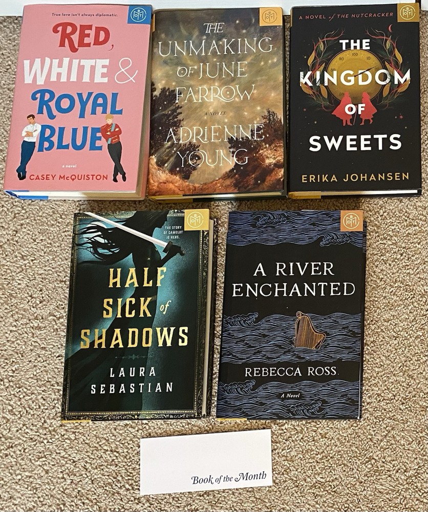 Lot of 5 Young Adult Books - Book Of The Month - HC - Rebecca Ross, etc