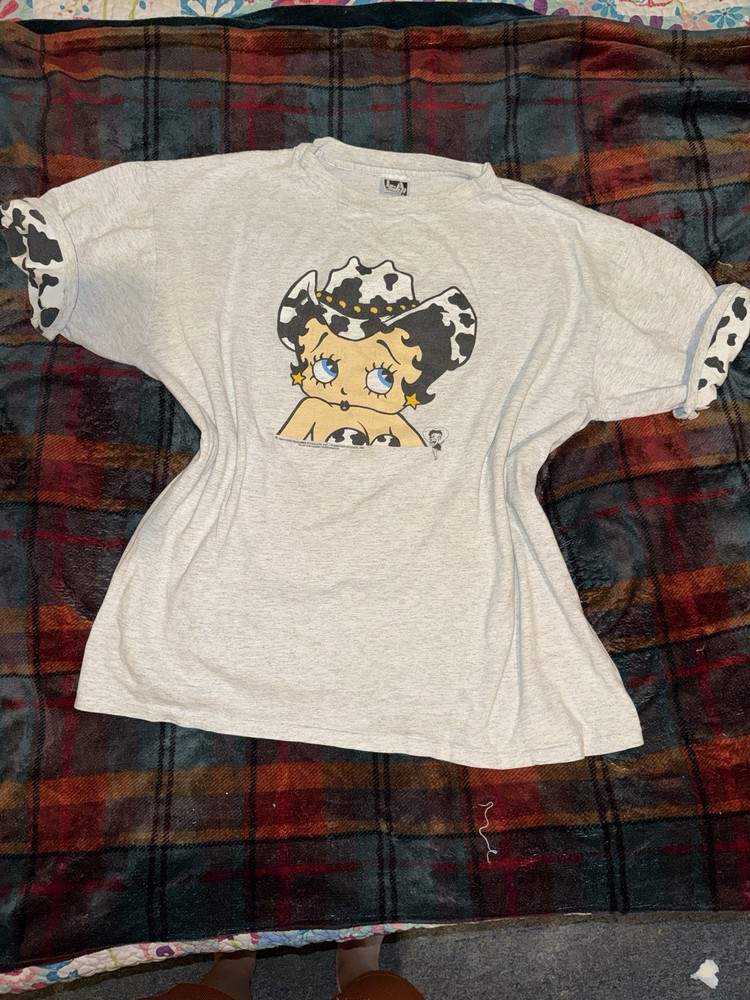 XL 1994 Betty Boop Cowgirl T-Shirt Vintage 90s USA Rare
