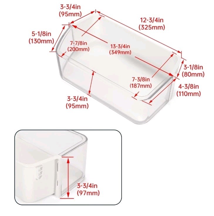Door Bin Shelf Basket Right Side For SAMSUNG Refrigerators DA97-12650A
