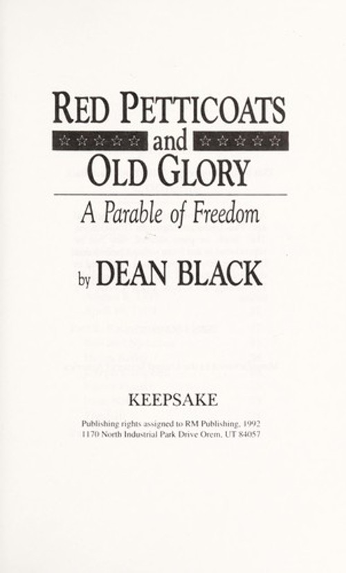 Red Petticoats and Old Glory : A Parable of Freedom Paperback DeaFree US Delivery | ISBN:0929283066