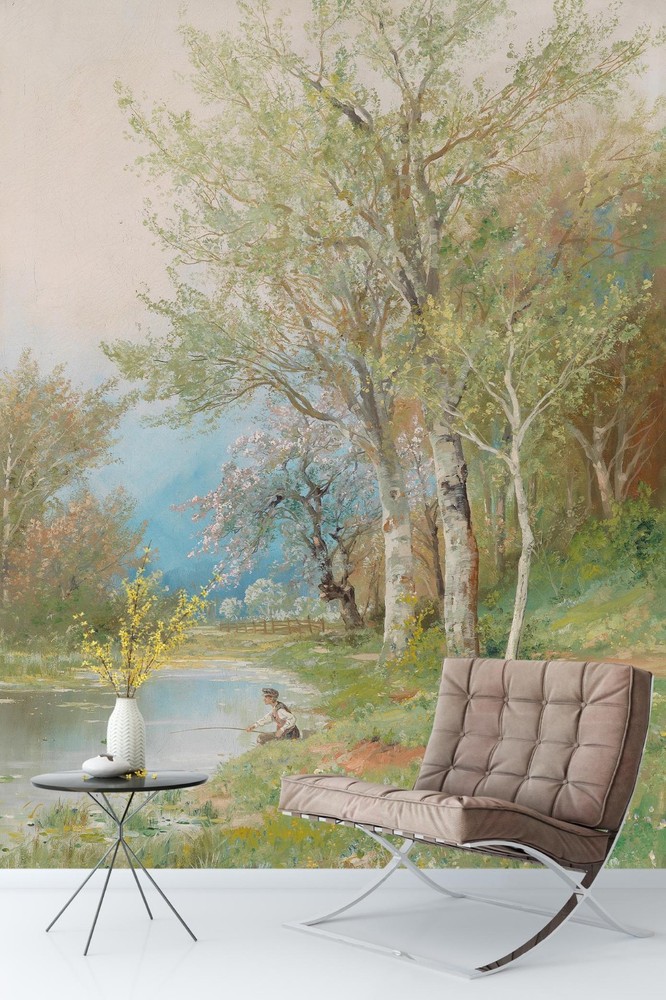 3D Landscape Oil Painting Wall Murals Wallpaper Murals Wall Sticker