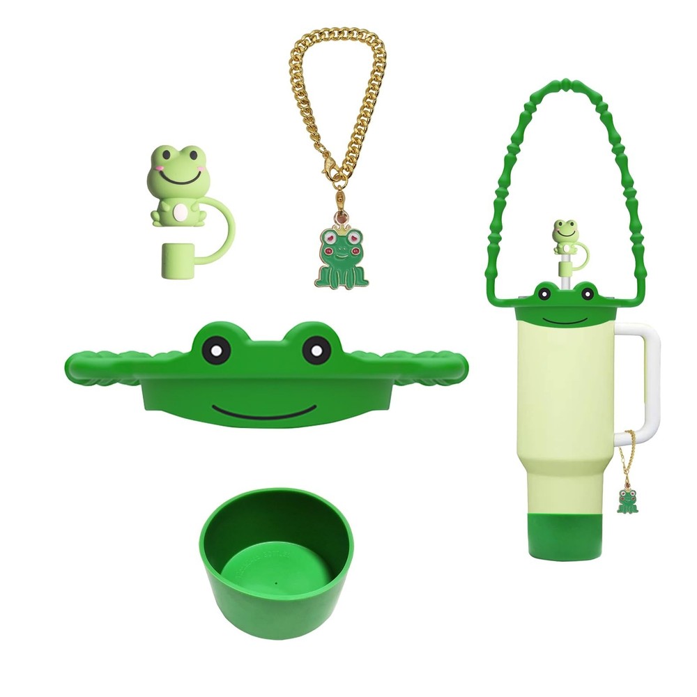 5Pcs Cup Accessories Set for Stanley Cup 30oz & 40oz Tumbler with Handle, Inc...