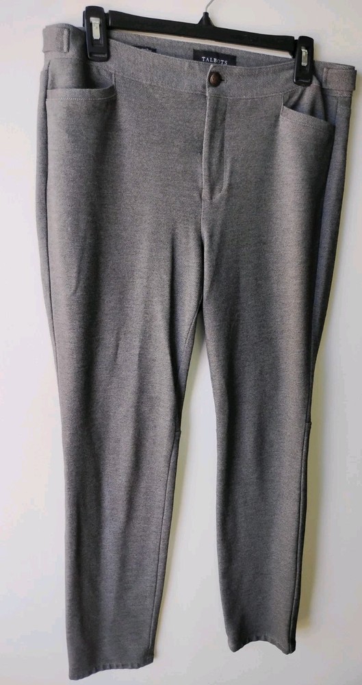 TALBOTS Lexington Pant Women's Gray Dress Pants 8