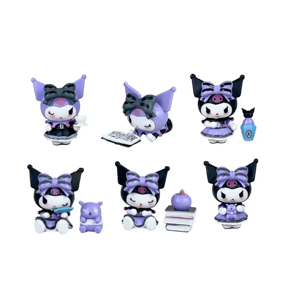 Sanrio Character Kuromi PVC Figurine set of 6 New without Box