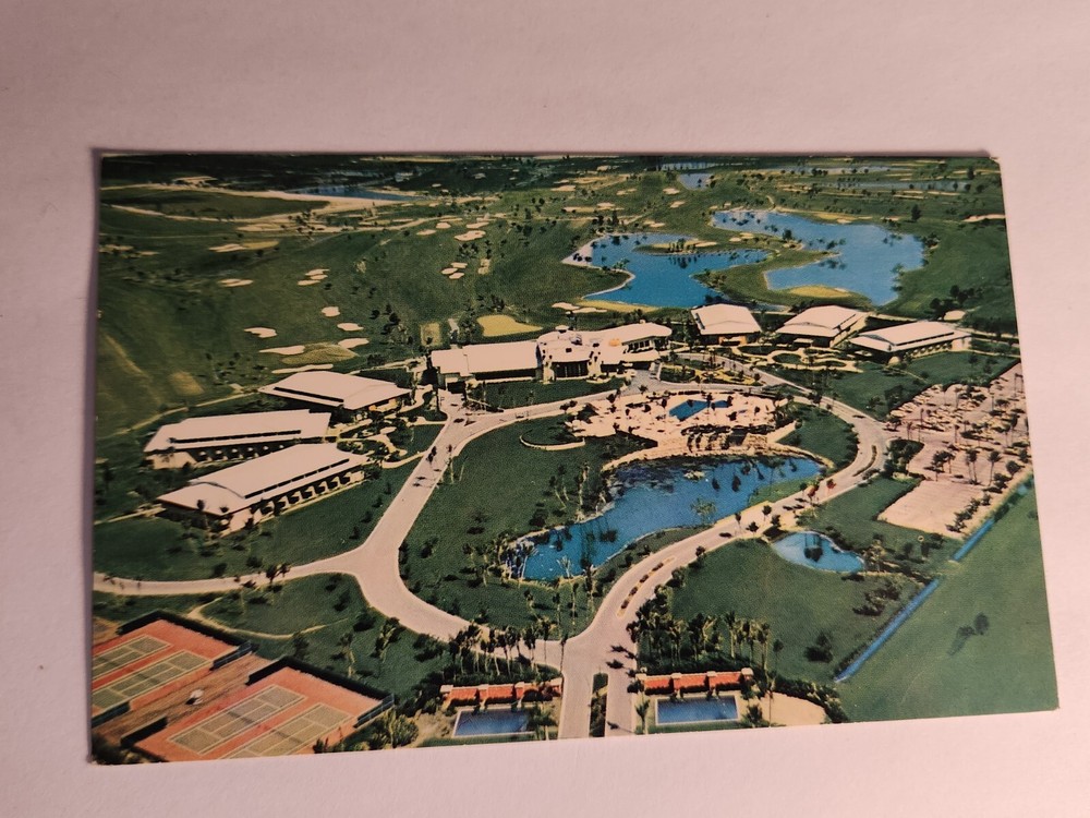 NOS DORAL BEACH HOTEL Aerial View Miami Florida Vtg Postcard Unposted NEW FL