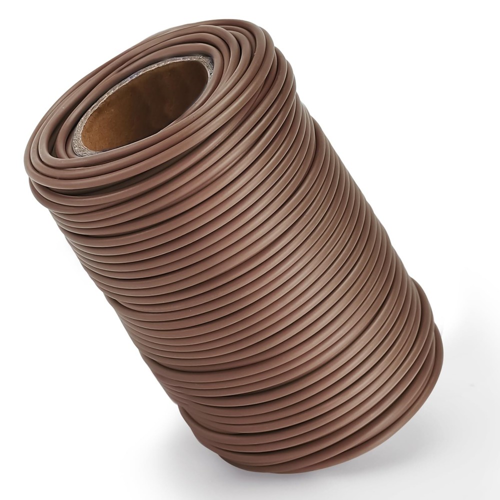 TELENT OUTDOORS 130 Feet Soft Plant Tie Brown Twist Garden Ties for Plants