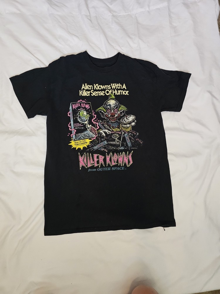 Killer Klowns From Outer Space Graphic T Black Size M Short Sleeve T Shirt
