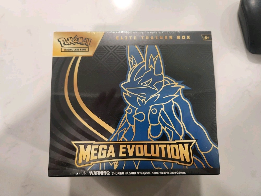Pokemon TCG Mega Evolution Lucario ETB Elite Trainer Box - New Sealed