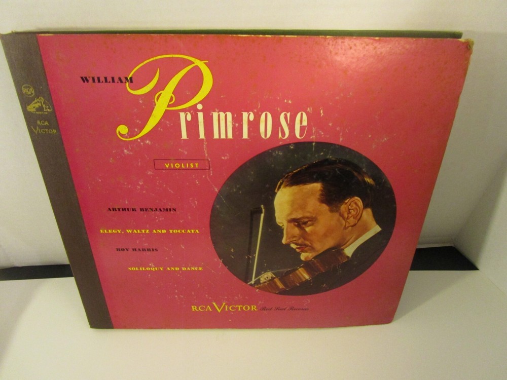 1945 VTG SHELLAC RECORD HAROLD IN ITALY BERLIOZ BOSTON SYMPHANY WILLIAM PRIMROSE