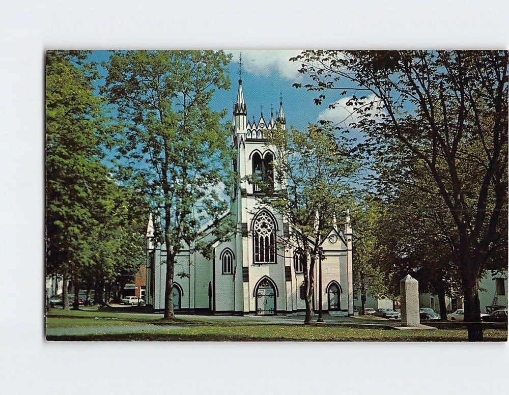 Postcard St. John's Anglican Church, Lunenburg, Canada