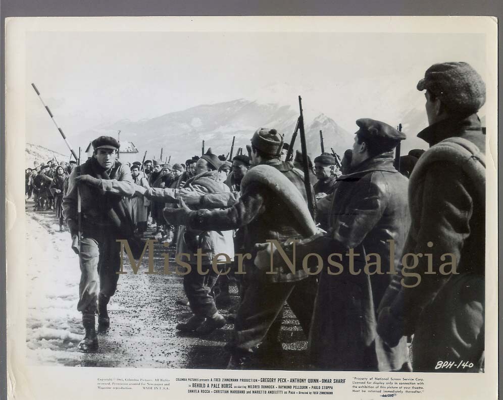 Vintage Photo 1964 Gregory Peck in Behold A Pale Horse