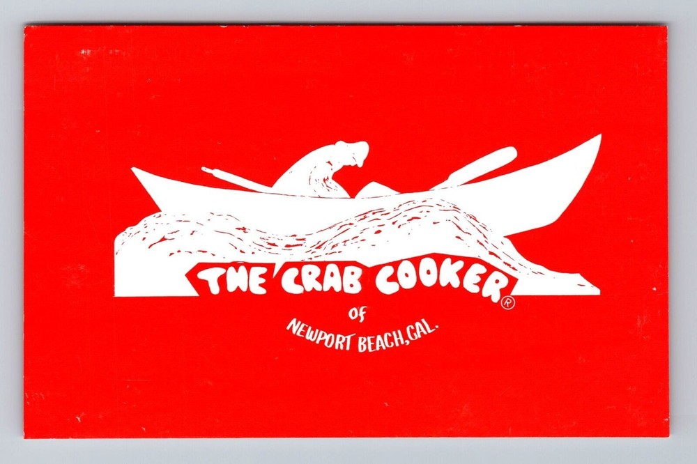 Newport Beach CA-California The Crab Cooker Vintage Postcard