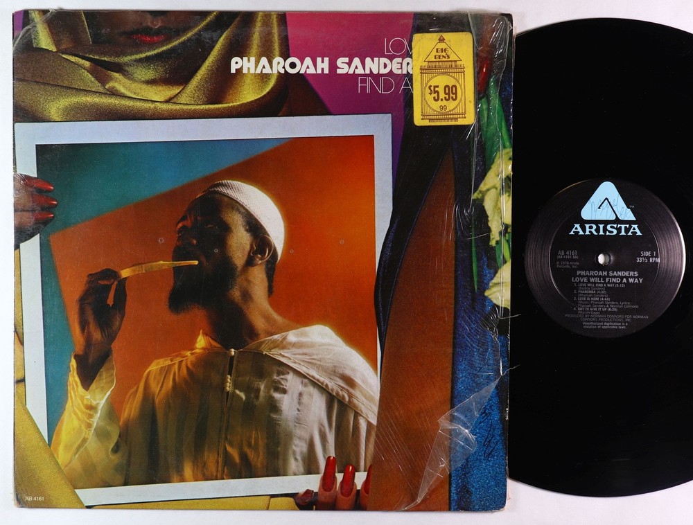 Pharoah Sanders - Love Will Find A Way LP - Arista VG+ Shrink