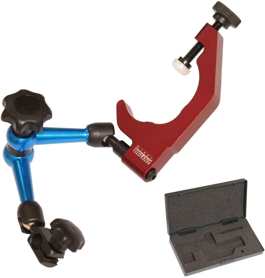 Precision Indicator Holder Quill Clamp for Bridgeport Mill - 3D Arm Design