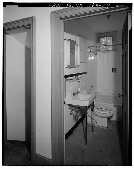 57. FIRST FLOOR - BATH HYPHEN ADJACENT SOUTHWEST ROOM - Blandfield, U.S. Route