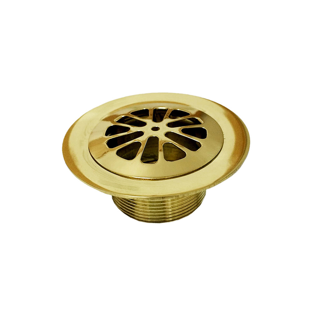 Lee Meyers Price Pfister Bath Drain w/ Strainer, Polished Brass, BPP972-721P