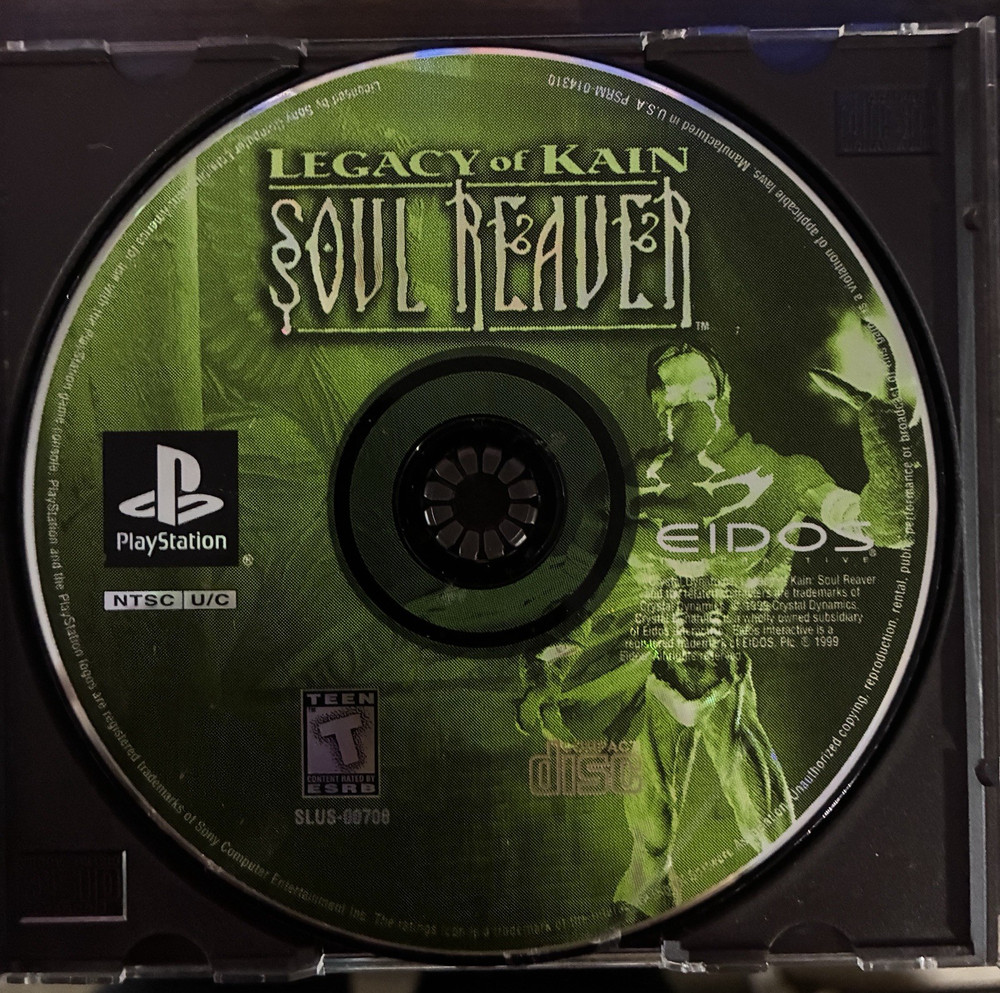 Eidos Legacy of Kain Soul Reaver PS1 Action Adventure