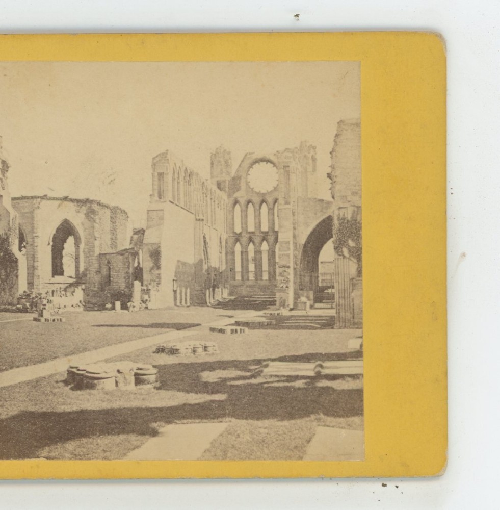 Elgin Cathedral Moray Scotland Stereoview
