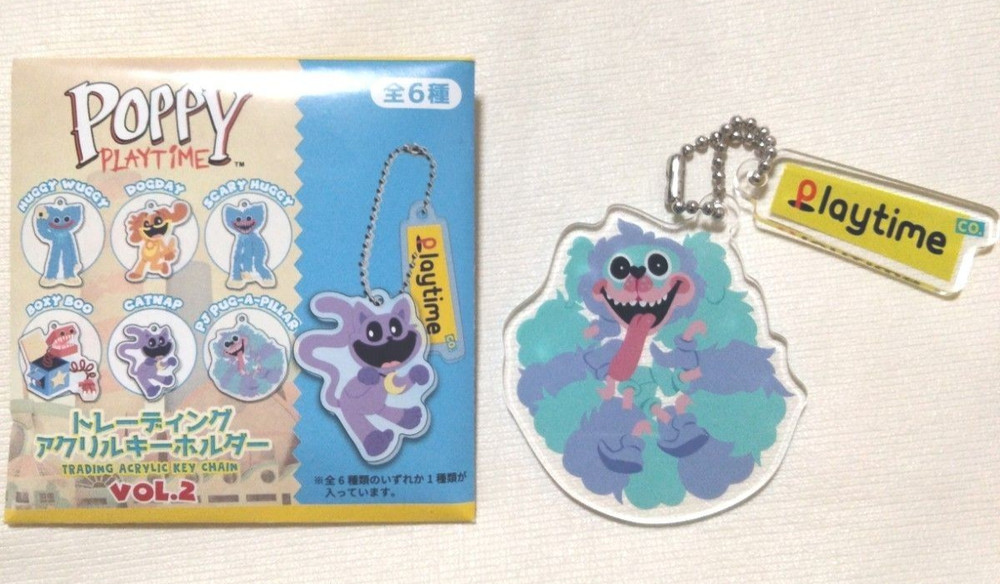 Poppy Playtime PJ Pug-a-Pillar Trading Acrylic Keychain Vol.2 Japan Limited