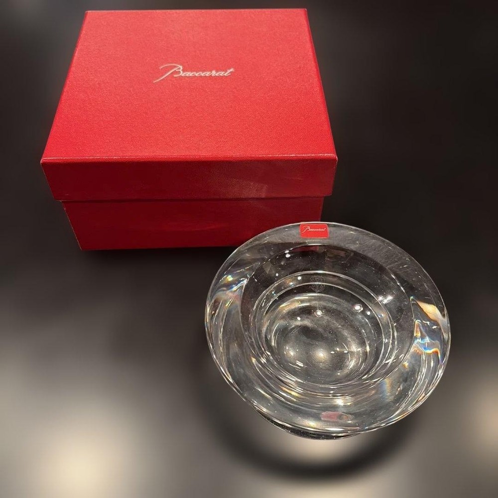Baccarat Vega Crystal Glass Ashtray Collectible Made in France