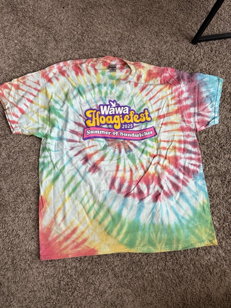 Wawa Tie Dye Tee Shirt Size XL