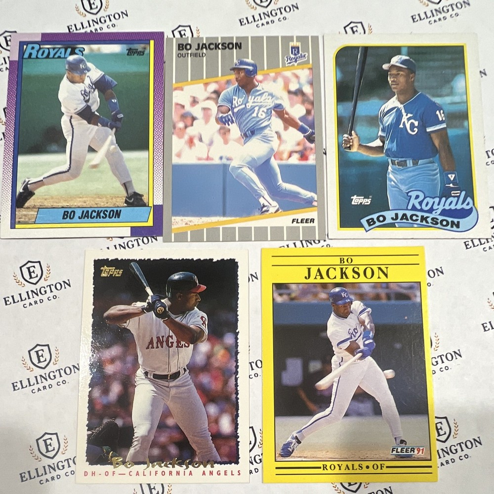 Bo Jackson Lot Sports Cards