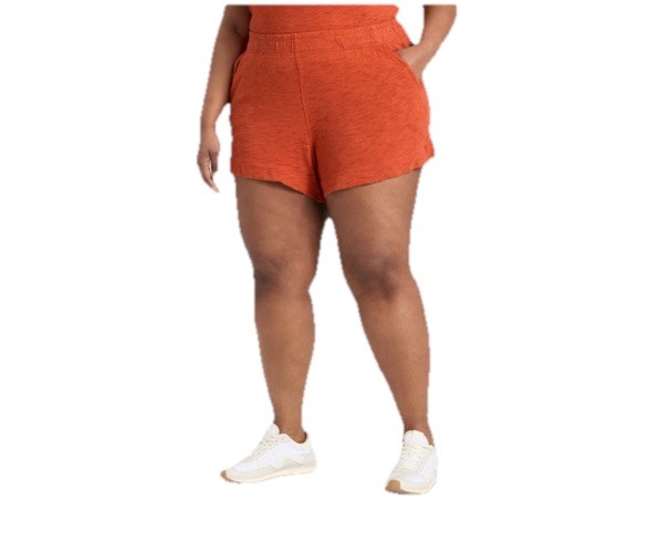 Women's Leisure Studio Pull-On Shorts Universal Thread Rust XXL  0177