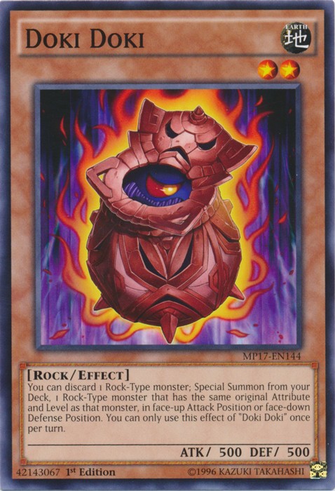 Doki Doki MP17-EN144 Common 1st Edition Heavily Played