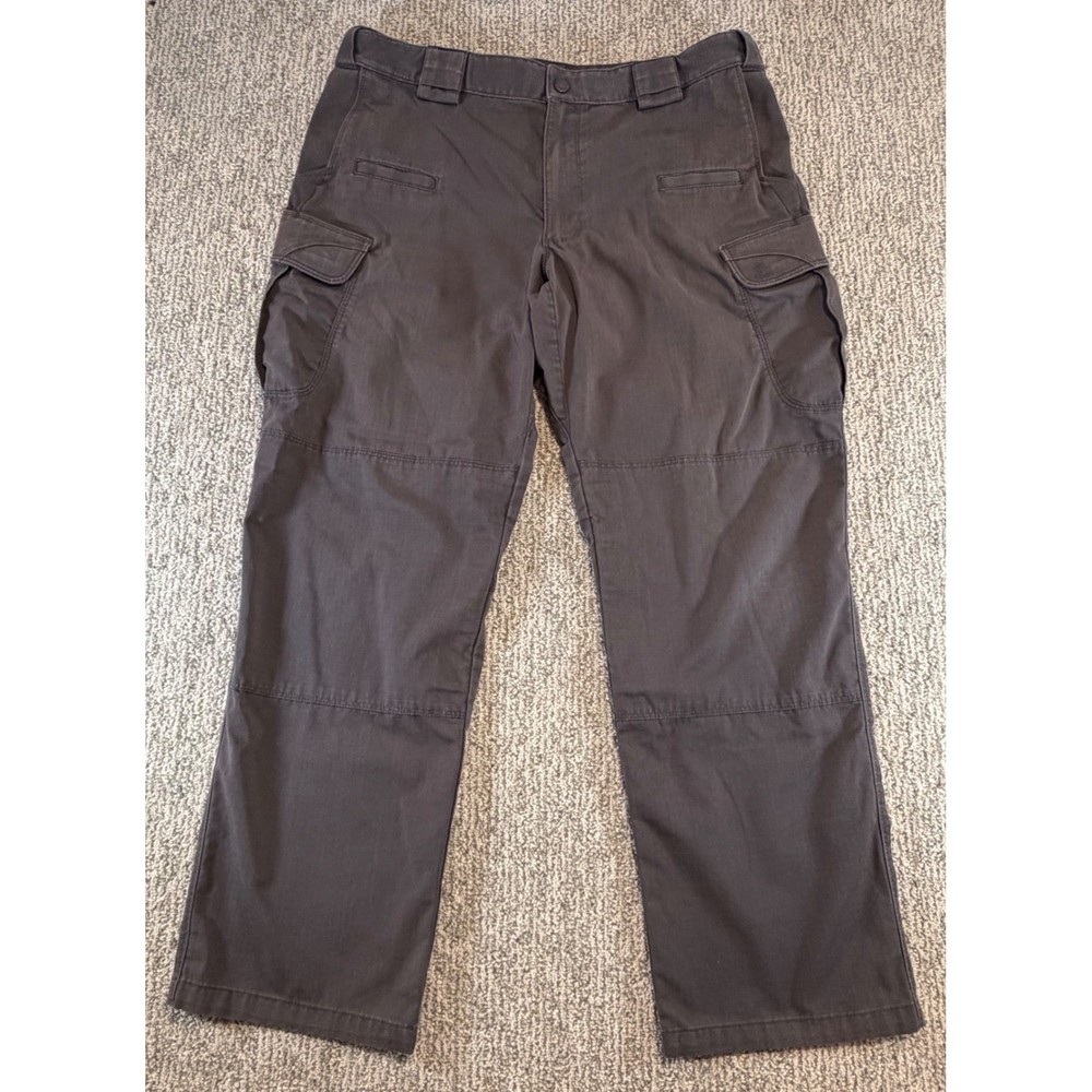 5.11 Tactical Cargo Pants Mens 36x30 Grey Ripstop Utility Work Trousers