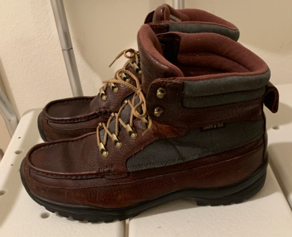 mens chippewa composite toe work boots size 12