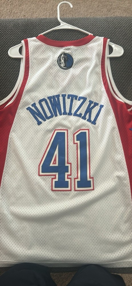 2004 Nba All-Star Realistic Jersey Dirk Nowinski, Dallas Mavericks Size Medium ￼